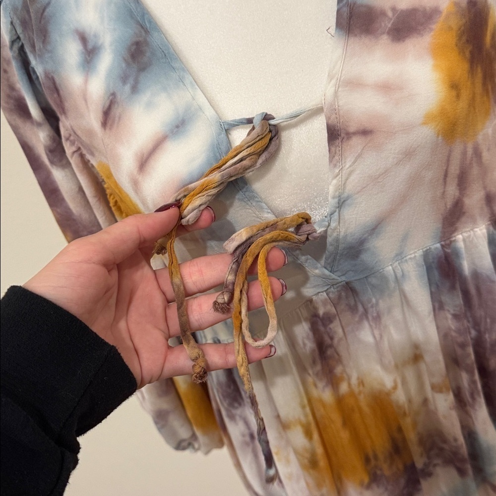 Young Fabulous & Broke Vibrant Tie-Dye Maxi Dress - Picture 9 of 12